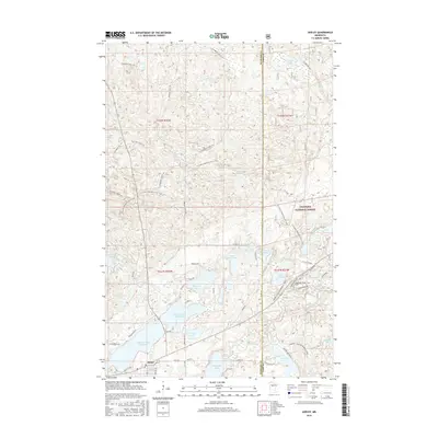 2016 Map of Akeley, 2016 Print