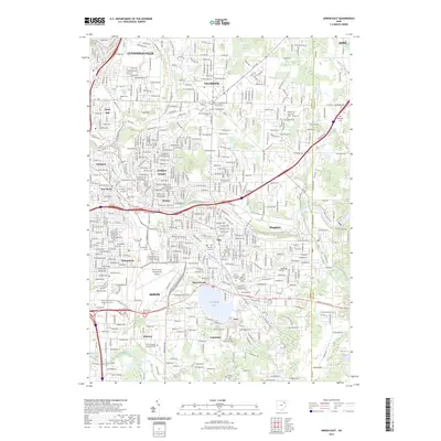 2023 Map of Akron East, 2023 Print