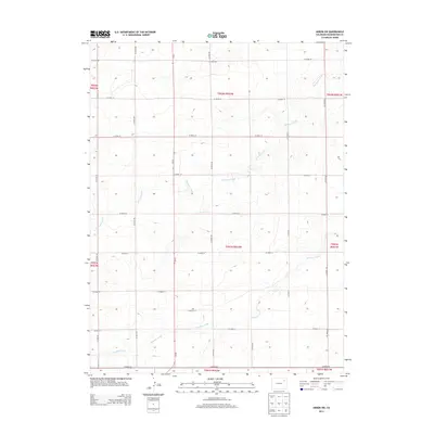 2013 Map of Akron SW, 2013 Print