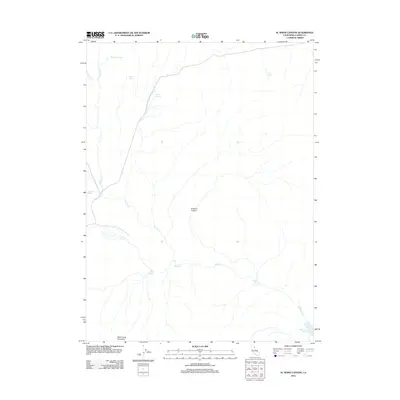 2012 Map of Al Shinn Canyon, 2012 Print