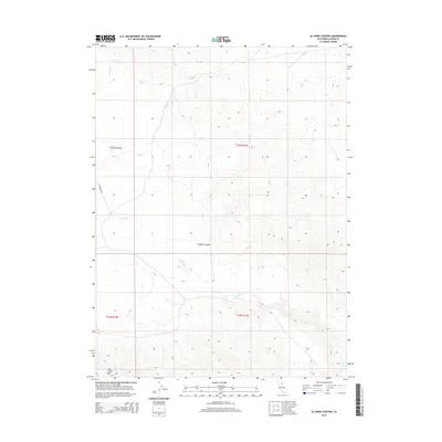 2015 Map of Al Shinn Canyon, 2015 Print