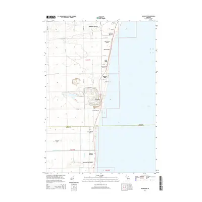 2014 Map of Alabaster, 2014 Print