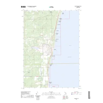2023 Map of Alabaster, 2023 Print