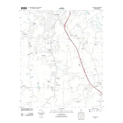2011 Map of Alabaster, 2011 Print