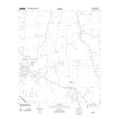 2012 Map of Alachua, 2012 Print