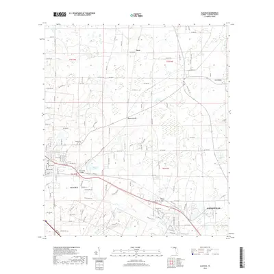 2018 Map of Alachua, 2018 Print