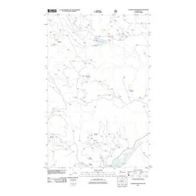 2011 Map of Aladdin Mountain, 2011 Print