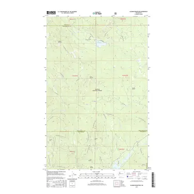 2017 Map of Aladdin Mountain, 2017 Print