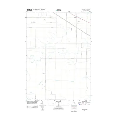 2011 Map of Alamando, 2011 Print
