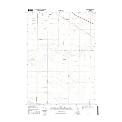 2014 Map of Alamando, 2014 Print
