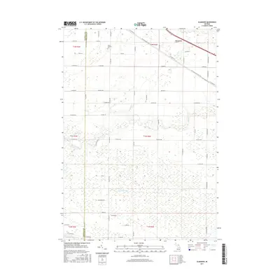 2017 Map of Alamando, 2017 Print