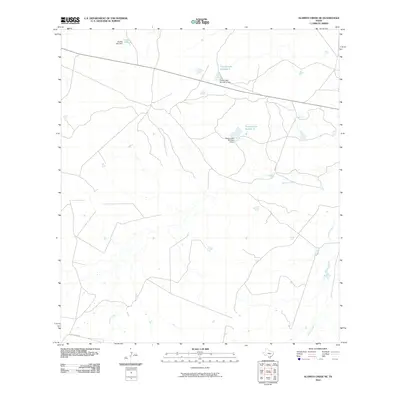 2010 Map of Alamito Creek NE, 2010 Print