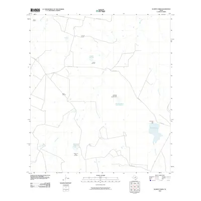2010 Map of Alamito Creek, 2010 Print