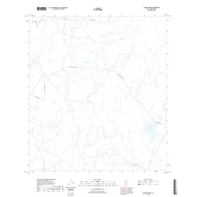2019 Map of Alamito Creek, 2019 Print