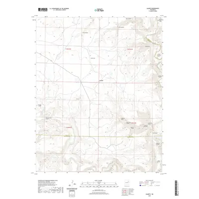 2020 Map of Alamito, 2020 Print