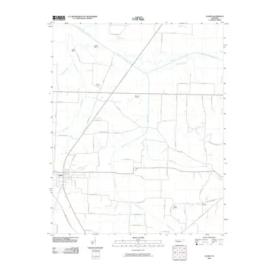 2010 Map of Alamo, 2010 Print