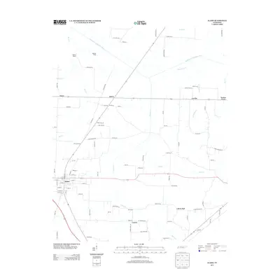2013 Map of Alamo, 2013 Print