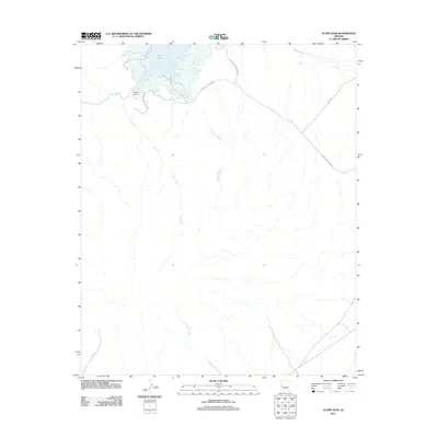 2011 Map of Alamo Dam, 2011 Print