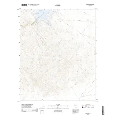 2026 Map of Alamo Dam, 2026 Print