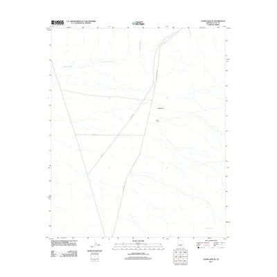2011 Map of Alamo Dam SE, 2011 Print