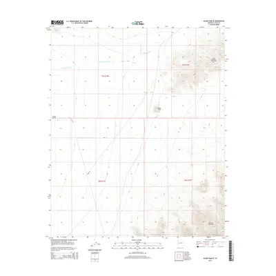 2014 Map of Alamo Dam SE, 2014 Print