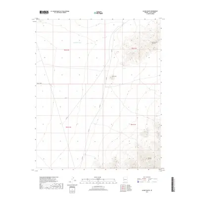 2018 Map of Alamo Dam SE, 2018 Print