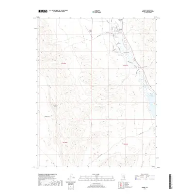 2018 Map of Alamo, 2018 Print