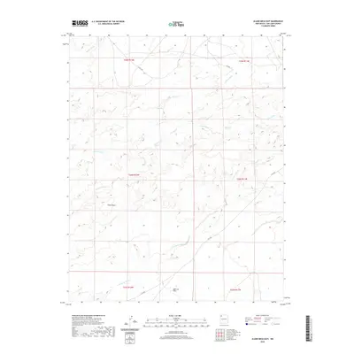 2020 Map of Alamo Mesa East, 2020 Print