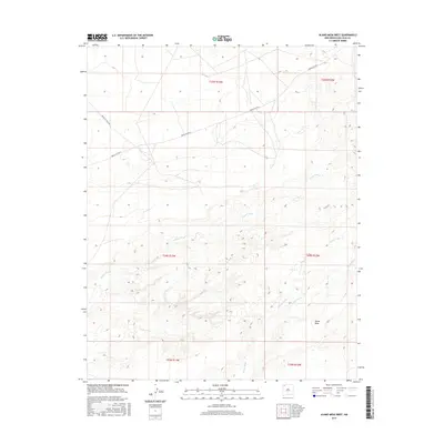 2017 Map of Alamo Mesa West, 2017 Print