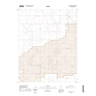 2023 Map of Alamo Mesa West, 2023 Print