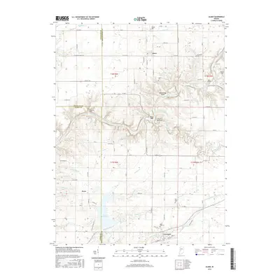 2016 Map of Alamo, 2016 Print