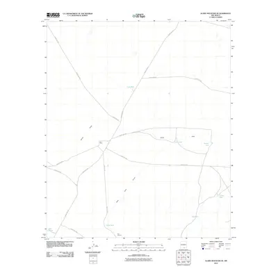 2010 Map of Alamo Mountain NE, 2010 Print