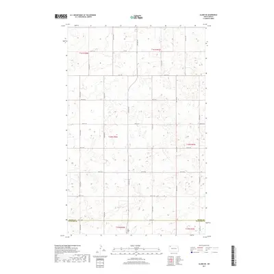 2017 Map of Alamo NE, 2017 Print