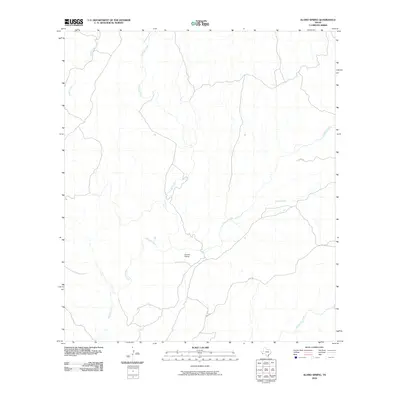2010 Map of Alamo Spring, 2010 Print