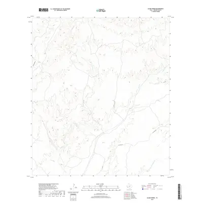 2019 Map of Alamo Spring, 2019 Print