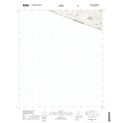 2018 Map of Alamo Spring, 2018 Print