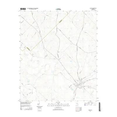 2014 Map of Alamo, 2014 Print