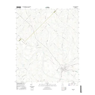 2017 Map of Alamo, 2017 Print