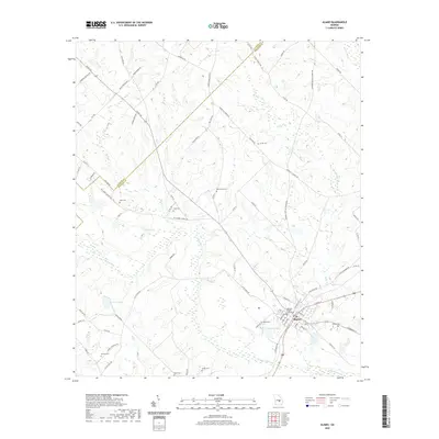 2020 Map of Alamo, 2020 Print