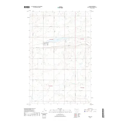 2017 Map of Alamo, 2017 Print