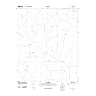 2010 Map of Alamocitos Camp, 2010 Print