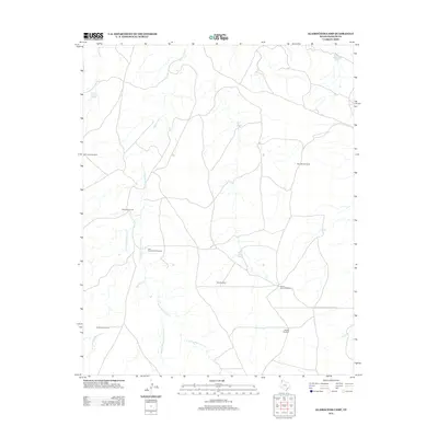 2012 Map of Alamocitos Camp, 2012 Print