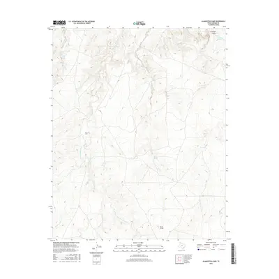 2016 Map of Alamocitos Camp, 2016 Print
