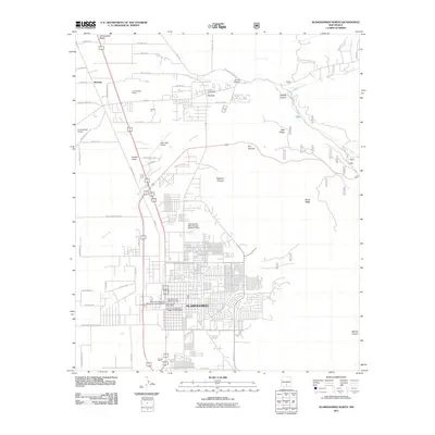 2011 Map of Alamogordo North, 2011 Print