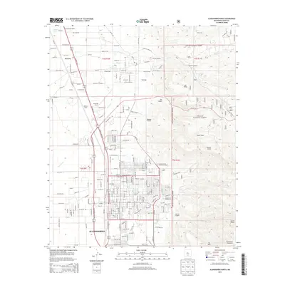 2013 Map of Alamogordo North, 2013 Print
