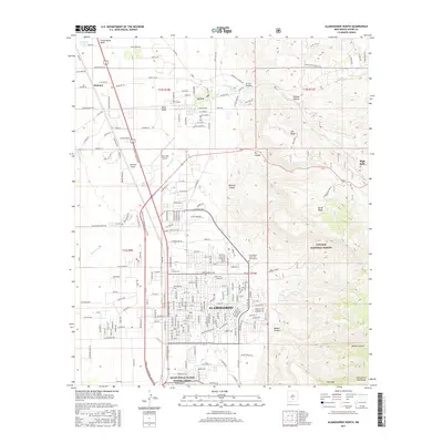 2017 Map of Alamogordo North, 2017 Print