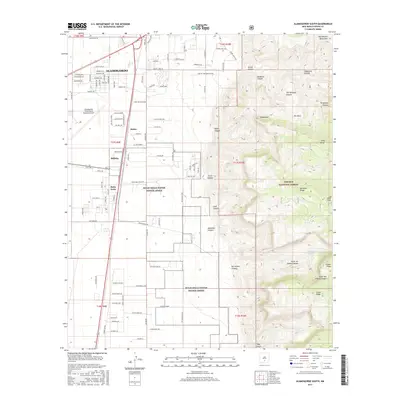 2017 Map of Alamogordo South, 2017 Print