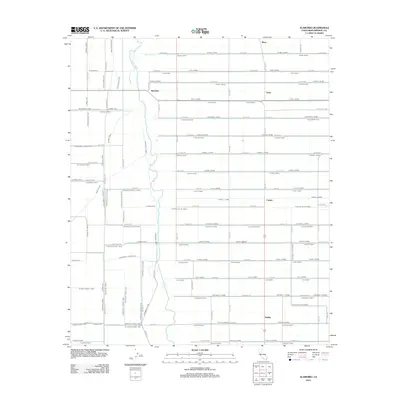 2012 Map of Alamorio, 2012 Print