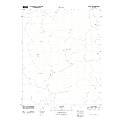2010 Map of Alamosa Canyon, 2010 Print