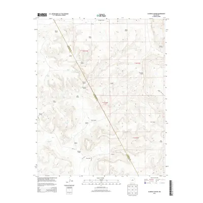2013 Map of Alamosa Canyon, 2013 Print